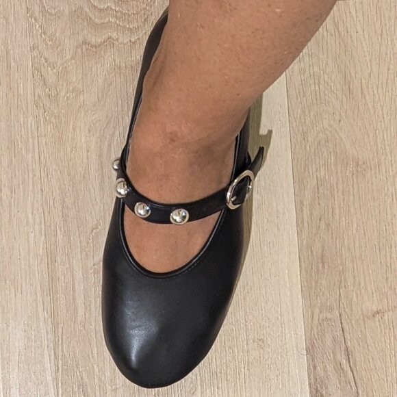 Studded Ballet Flats - Picture 3 of 10